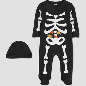 Carters Just One You Skeleton Halloween Sleep N’ Play
